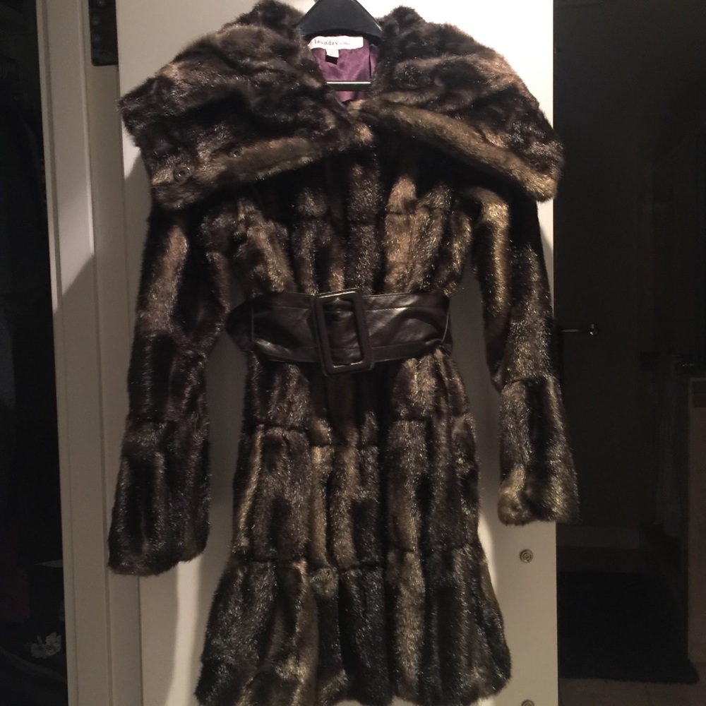 Laundry by Design Faux Fur Coat - Picture 2 of 6